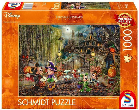 Mickey Mouse & Minnie Halloween Puzzle 2D 1000pcs