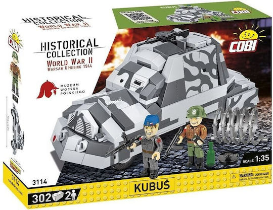 Cobi Τουβλάκια Armored Car Kubuś Warsaw Uprising 302τμχ