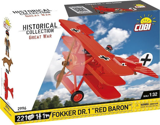 Cobi Κύβοι Fokker Dr.1 Red Baron 221τμχ