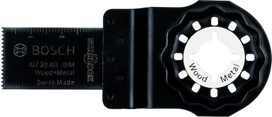 Bosch Σκαρπέλα Μετάλλου 20x20mm Bimetal Pmf/gop Starlock 2608661628 5τμχ