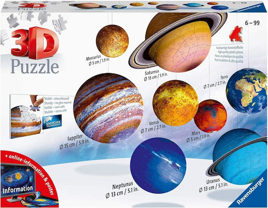 Planetary Solar System Puzzle 3D 522pcs 11668