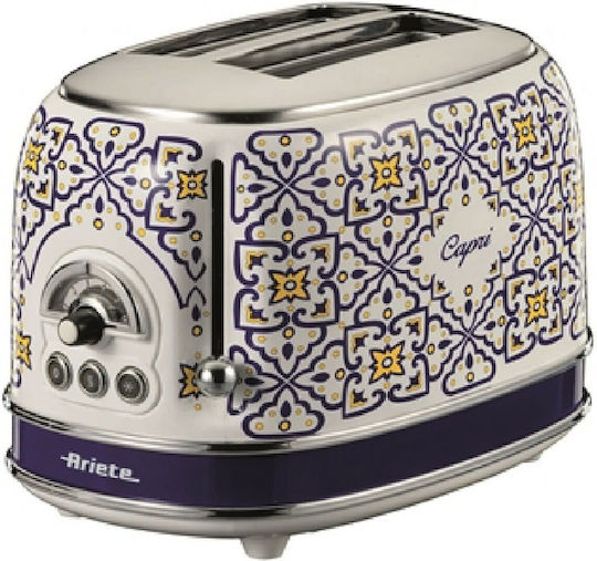 Ariete Capri S0463656 Φρυγανιέρα 2 Θέσεων 810W Λευκή