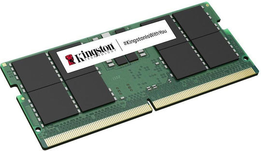 Kingston Valueram DDR5 με Module 1x32GB και Ταχύτητα 6400 για Laptop KVR64V52BD8-32