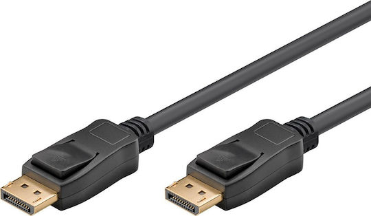 Goobay Cable DisplayPort male - DisplayPort male 3m Μαύρο (74779)