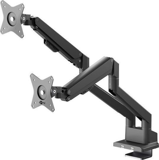 Goobay Βάση Γραφείου για 2 Οθόνες έως 32" (70814)