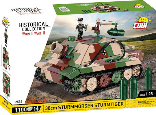 Cobi Τουβλάκια Historical Collection WWII Sturmmorser Sturmtiger για 7+ Ετών 1100τμχ