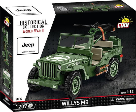 Cobi Τουβλάκια Willys MB για 7+ Ετών 1207τμχ
