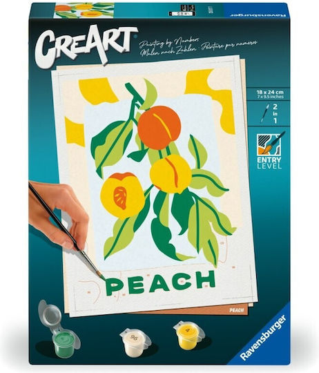 Ravensburger Creart Paint By Numbers Adults Peaches