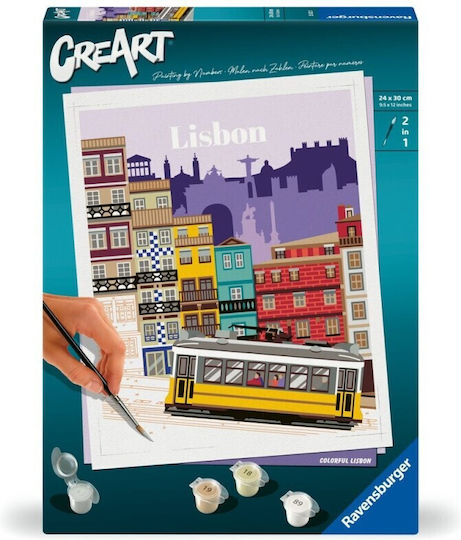 Ravensburger Creart Paint By Numbers Adults Lisbon