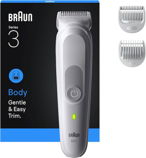 Braun Series 3 BG3530 Ξυριστική Μηχανή Σώματος Επαναφορτιζόμενη