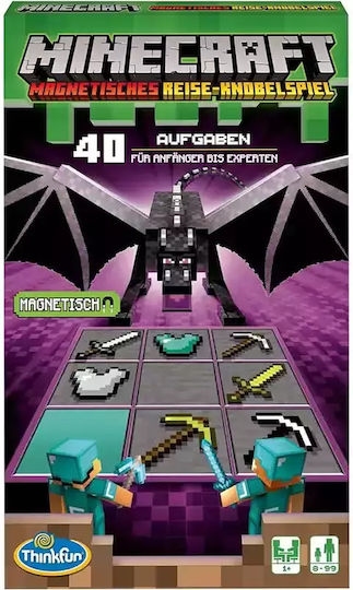 Επιτραπέζιο Παιχνίδι Minecraft – Das Magnetische Reisespiel για 1+ Παίκτες 8+ Ετών 76402 (GER) Think Fun
