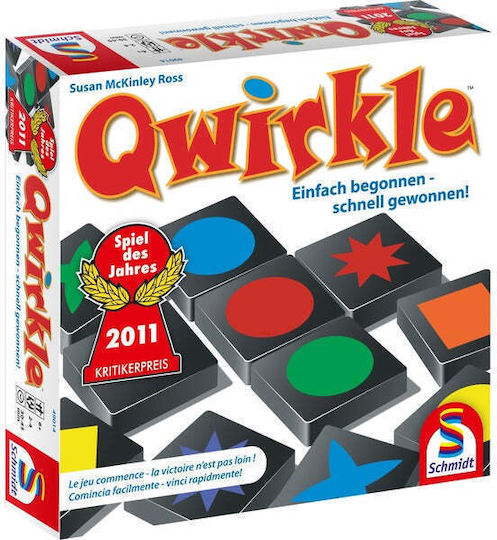 Επιτραπέζιο Παιχνίδι Qwirkle για 2-4 Παίκτες 6+ Ετών 49014 (GER) Schmidt Spiele
