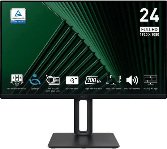 MSI Pro MP245PG IPS Monitor 24" FHD 1920x1080 με Χρόνο Απόκρισης 4ms GTG