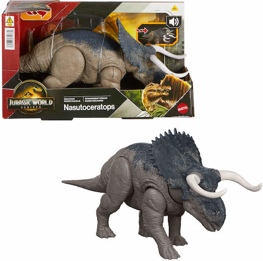 Φιγούρα Δράσης Nasutoceratops Jurassic World Δεινόσαυρος με Ήχους 30εκ. JGC81