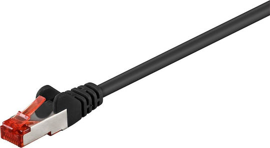 Goobay S/FTP Cat.6 Καλώδιο Δικτύου Ethernet 3m Μαύρο 1τμχ 68698