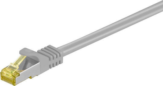 Goobay S/FTP Cat.7 Καλώδιο Δικτύου Ethernet 1m Γκρι 1τμχ 91585