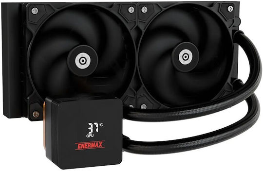 Enermax LIQMAX IV 240 Υδρόψυξη Επεξεργαστή Διπλού Ανεμιστήρα 120mm για Socket AM4/AM5/1700/115x