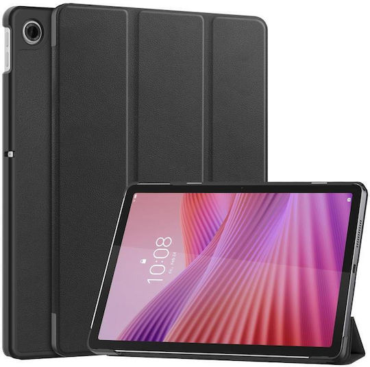 Lenovo Tab 10.1 Flip Cover Δερμάτινη Ανθεκτική Μαύρη (Lenovo Tab 10.1, K10 2nd, S10) EDA006838302A