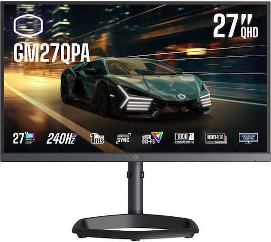 CoolerMaster GM27QPA IPS Monitor 27" QHD 2560x1440 240Hz με Χρόνο Απόκρισης 1ms GTG