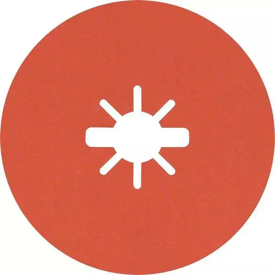 Bosch Φύλλο Λείανσης Έκκεντρου Τριβείου K120 125x125mm Σετ 25τμχ 2608621827