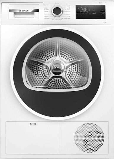 Bosch Serie 4 Στεγνωτήριο 8kg με Αντλία Θερμότητας
