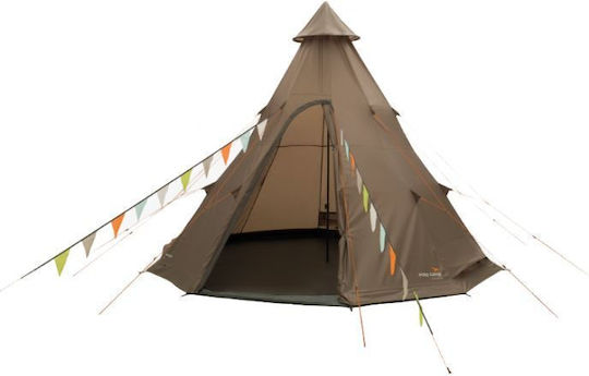 Easy Camp Tipi Σκηνή Camping Καφέ 4 Εποχών για 8 Άτομα 120483