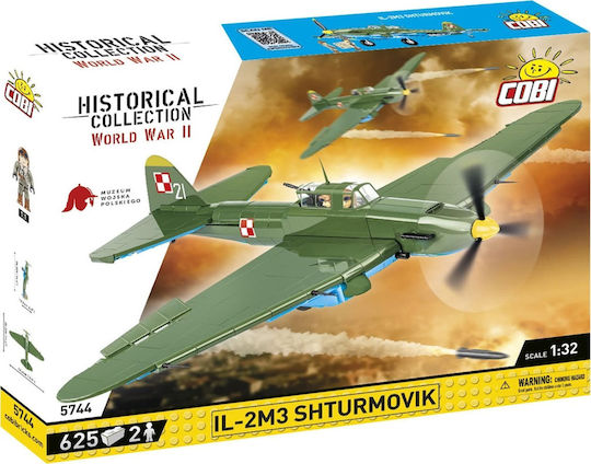 Cobi Τουβλάκια Historical Collection Wwii Il-2m3 Shturmovic για 7+ Ετών 625τμχ