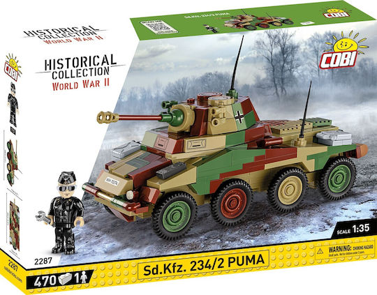Cobi Τουβλάκια Historical Collection World War II Sd.Kfz.234-2 Puma για 7+ Ετών 470τμχ