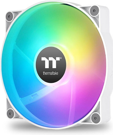 Thermaltake CT200 Case Fan με ARGB Φωτισμό και Σύνδεση 4-Pin PWM Λευκό