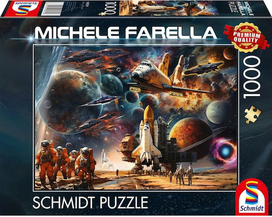 Schmidt Spiele Michele Farella Fascination Space Travel Journey Into Distant Galaxies Puzzle 1000 Pieces