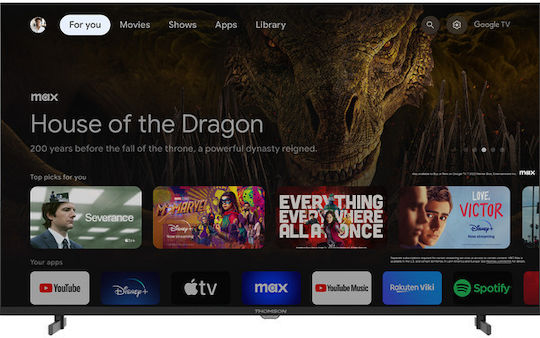 Thomson Smart Τηλεόραση 43" 4K UHD LED 43UG4S14 HDR (2024)