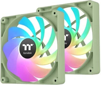 Thermaltake CT140 Reverse Case Fan με ARGB Φωτισμό και Σύνδεση 4-Pin PWM 2τμχ Matcha Green