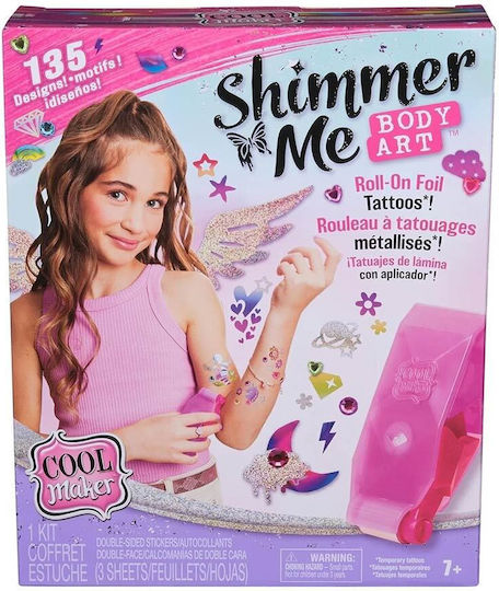 Cool Maker Shimmer Me Αστραφτερα Παιδικά Τατουάζ Cool Maker: Shimmer Me - Body Art