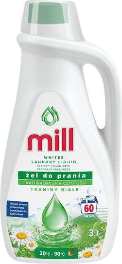 Mill Υγρό Απορρυπαντικό Ρούχων 3lt (60 Μεζούρες)