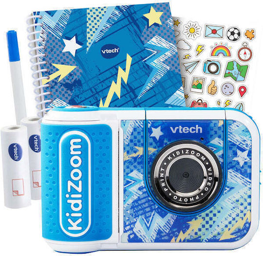 Vtech Kidizoom Print Scrapbook Bundle Παιδική Φωτογραφική Μηχανή με Θερμική Εκτύπωση Μπλε