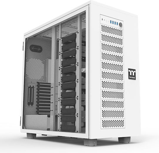 Thermaltake AX700 TG Full Tower Κουτί Υπολογιστή με Πλαϊνό Παράθυρο Snow