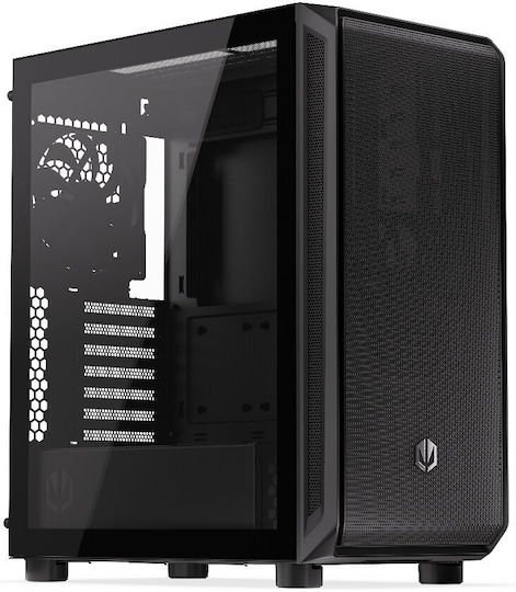 Endorfy Arx 500 Core Gaming Midi Tower Κουτί Υπολογιστή με Πλαϊνό Παράθυρο Μαύρο