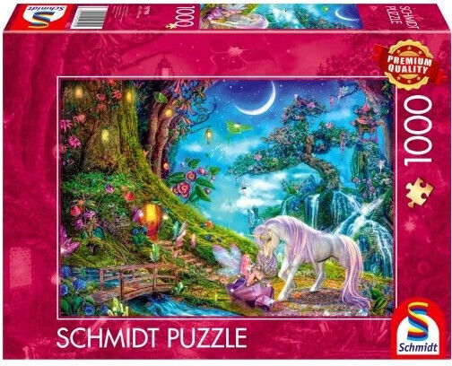 Unicorn And Elf Among The Tall Timbers Puzzle 2D 1000pcs