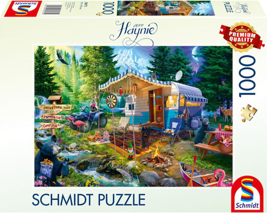Caravanning In The Mountains Puzzle 2D 1000pcs