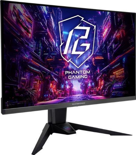 ASRock Phantom Gaming PGO27QFV QD-OLED Monitor 27" QHD 2560x1440 360Hz με Χρόνο Απόκρισης 0.03ms GTG