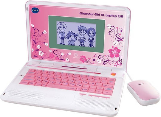 Vtech Glamour Girl XL Laptop Ηλεκτρονικό Παιδικό Εκπαιδευτικό Laptop/Tablet 80-117964