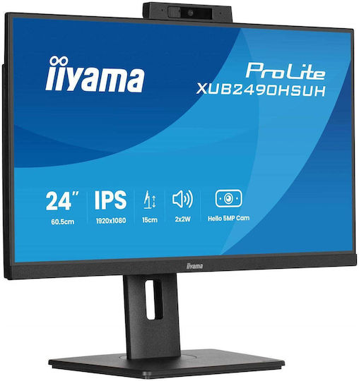 Iiyama ProLite XUB2490HSUH-B2 IPS Monitor 24" FHD 1920x1080 με Χρόνο Απόκρισης 4ms GTG