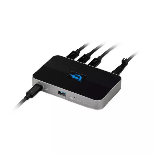 OWC Thunderbolt Hub USB-C / Thunderbolt 4 / USB-A Docking Station με 4K Μαύρο