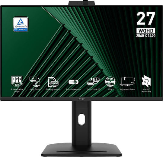 MSI PRO MP275QPDGDE IPS HDR Monitor 27" QHD 2560x1440 με Χρόνο Απόκρισης 4ms GTG