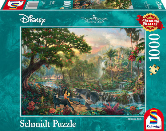 Puzzle Kinkade: Disney: Jungle book 2D 1000 Κομμάτια 59473