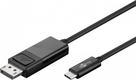 Goobay USB 2.0 Cable USB-C male - DisplayPort male Μαύρο 1.2m (79295)