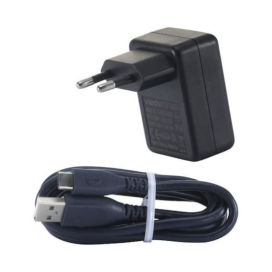 Vtech Φορτιστής με Θύρα USB-C και Καλώδιο USB-C Μαύρος (80-424449)