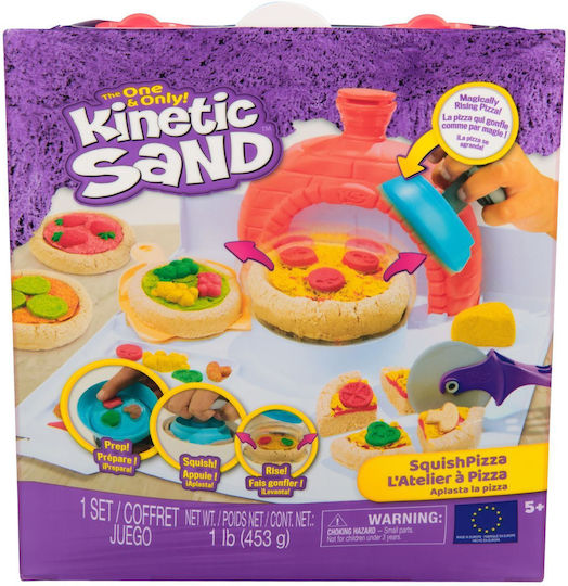 Spin Master Παιχνίδι Κατασκευών με Άμμο Pizza Workshop 453g 6072551