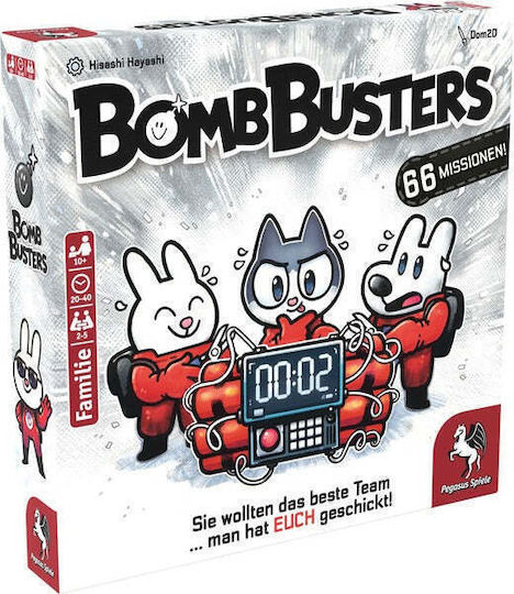 Επιτραπέζιο Παιχνίδι Bomb Busters για 2-5 Παίκτες 10+ Ετών 51280G (GER) Pegasus Spiele