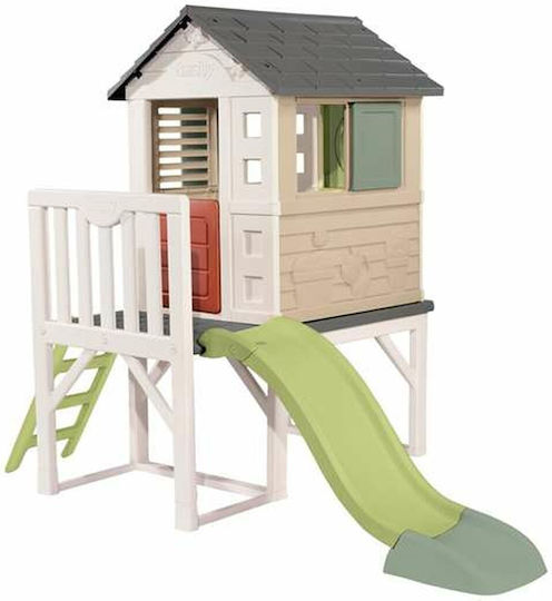 Smoby Παιδικό Σπιτάκι Κήπου House On Stilts με Τσουλήθρα 243x160x197εκ. 810802